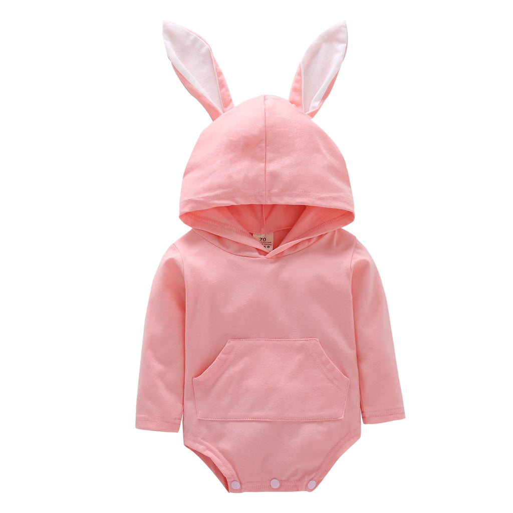 2020 Autumn Newborn Girls Jumpsuits Clothes Baby Knit Rompers + Hat + Bib Pure Color Knitted Long
