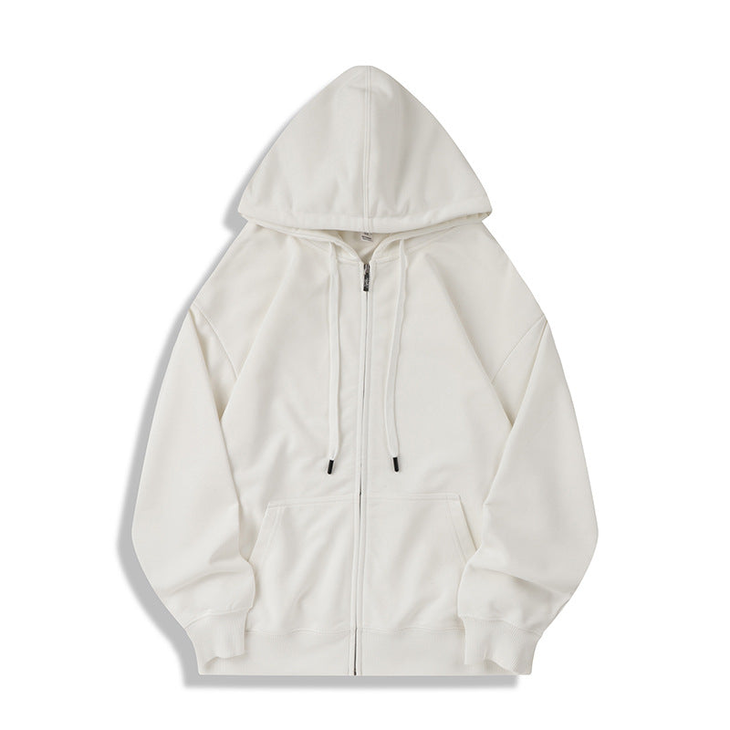 Zip-Up Long-Sleeve Hoodie