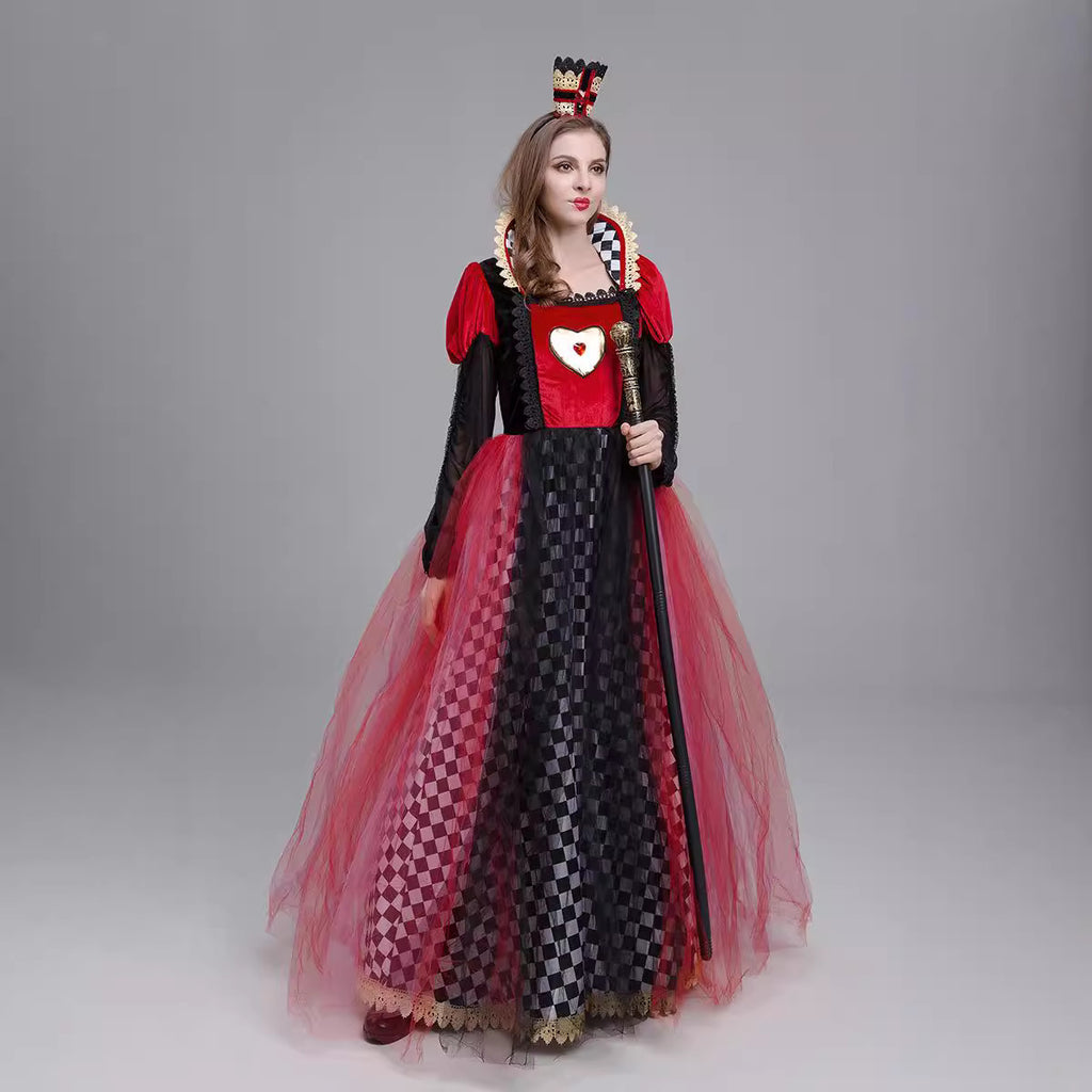 Queen of Hearts Royal Gown Costume