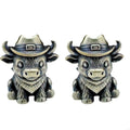 Brass Cow Head Paracord Bead Set