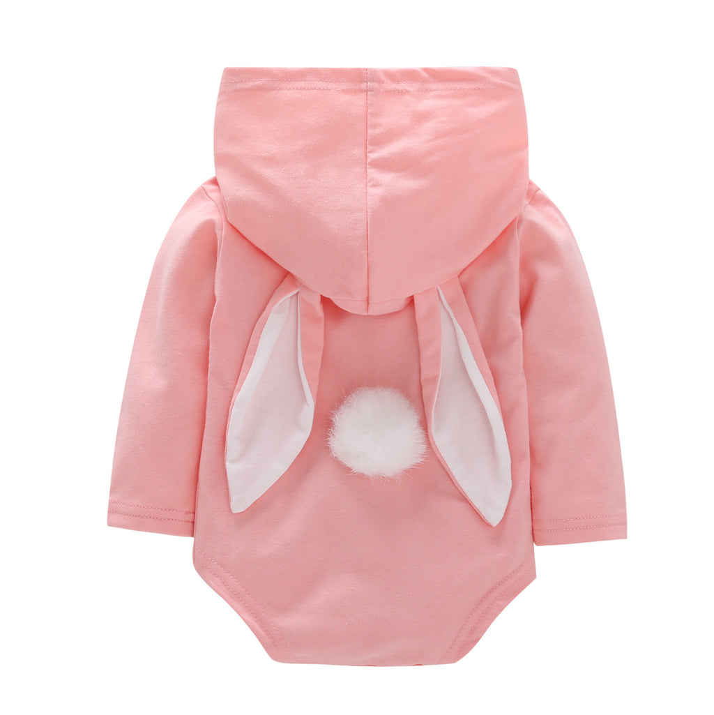 2020 Autumn Newborn Girls Jumpsuits Clothes Baby Knit Rompers + Hat + Bib Pure Color Knitted Long