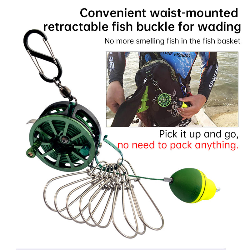 Stainless Steel Fishing Clip Set with Floats