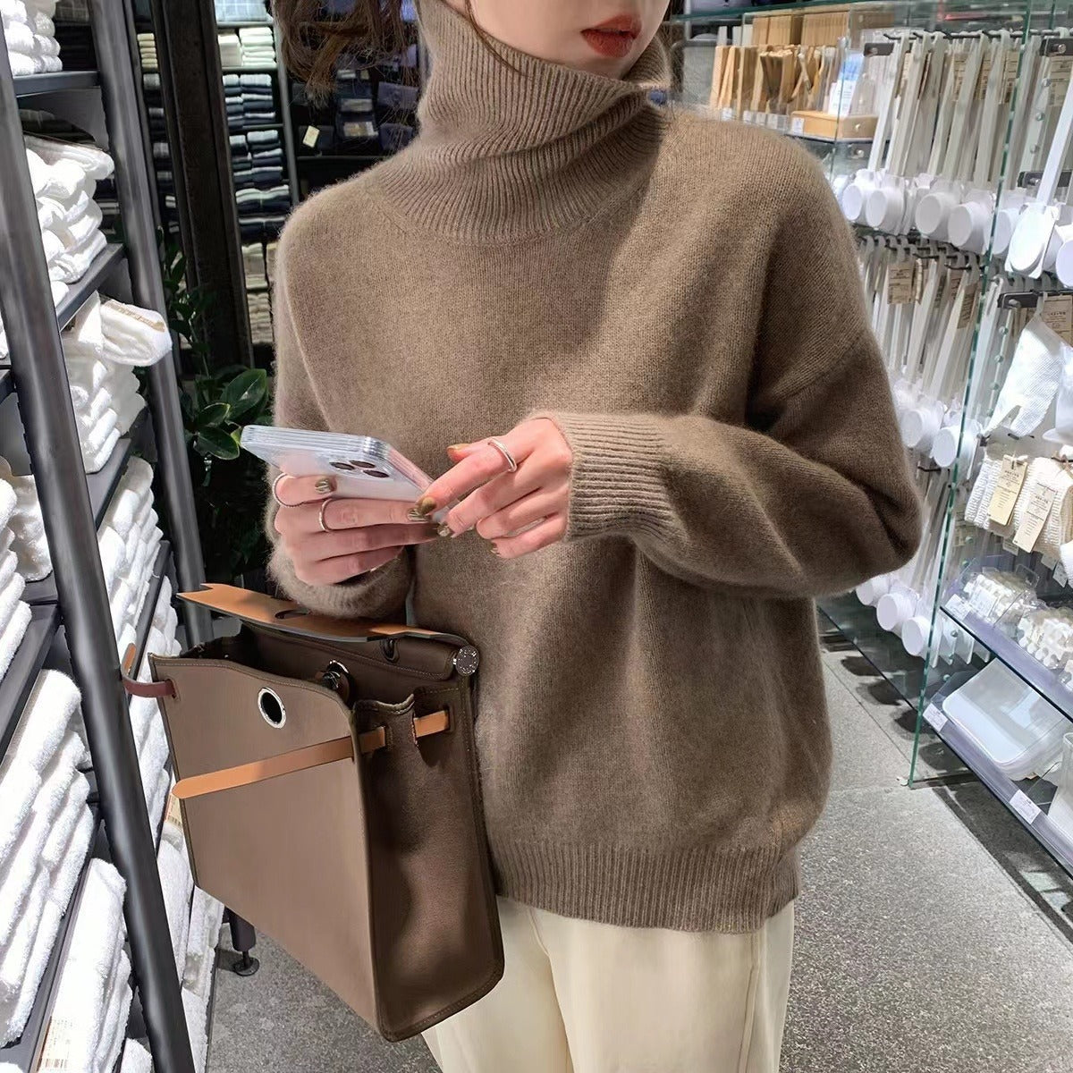 Women's Thick Turtleneck Sweater