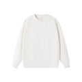 Solid Crewneck Pullover Hoodie