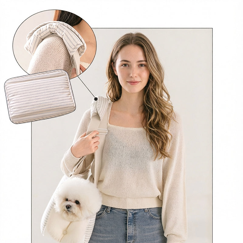 Winter Cat Carrier Shoulder Bag