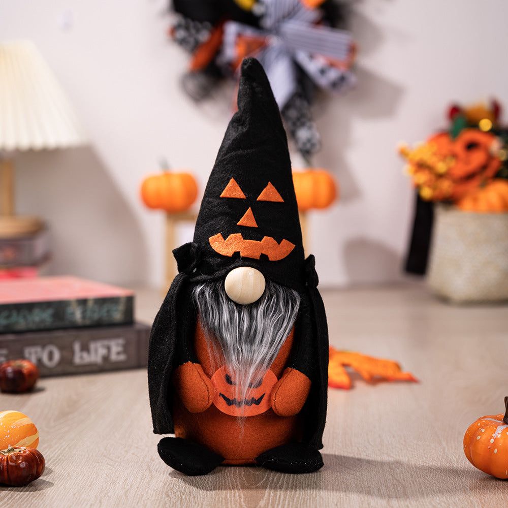 Halloween Witch Gnome Decoration