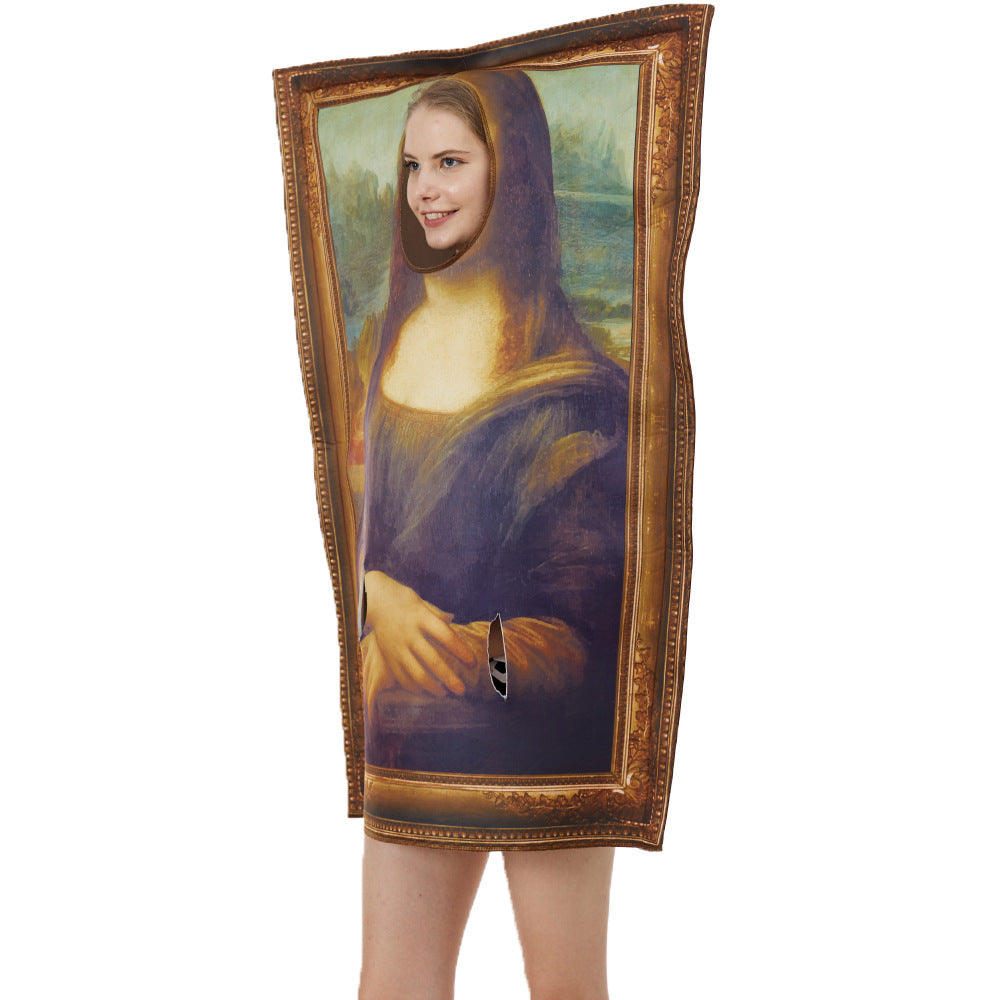 Spot new Halloween party performance costumes funny parody mural costumes campus activities show onesie
