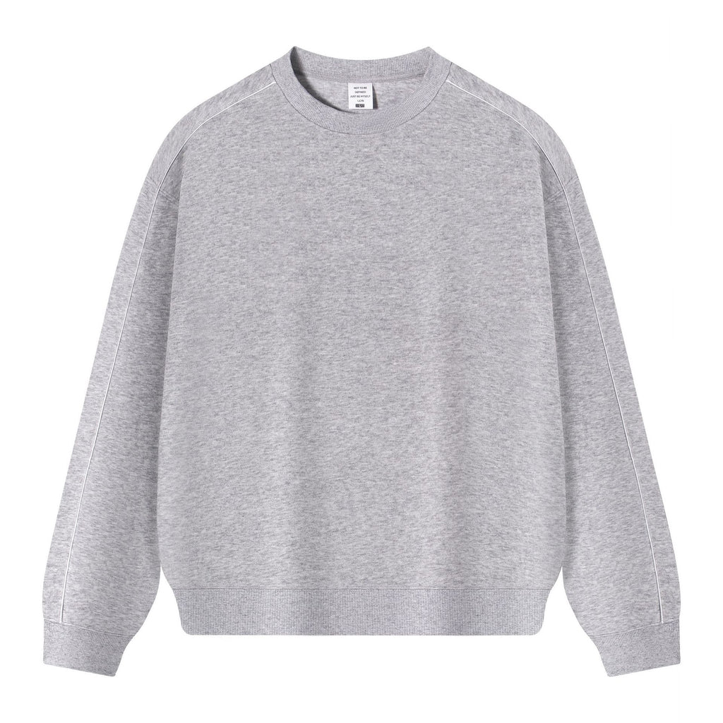 Color-Block Crewneck Hoodie