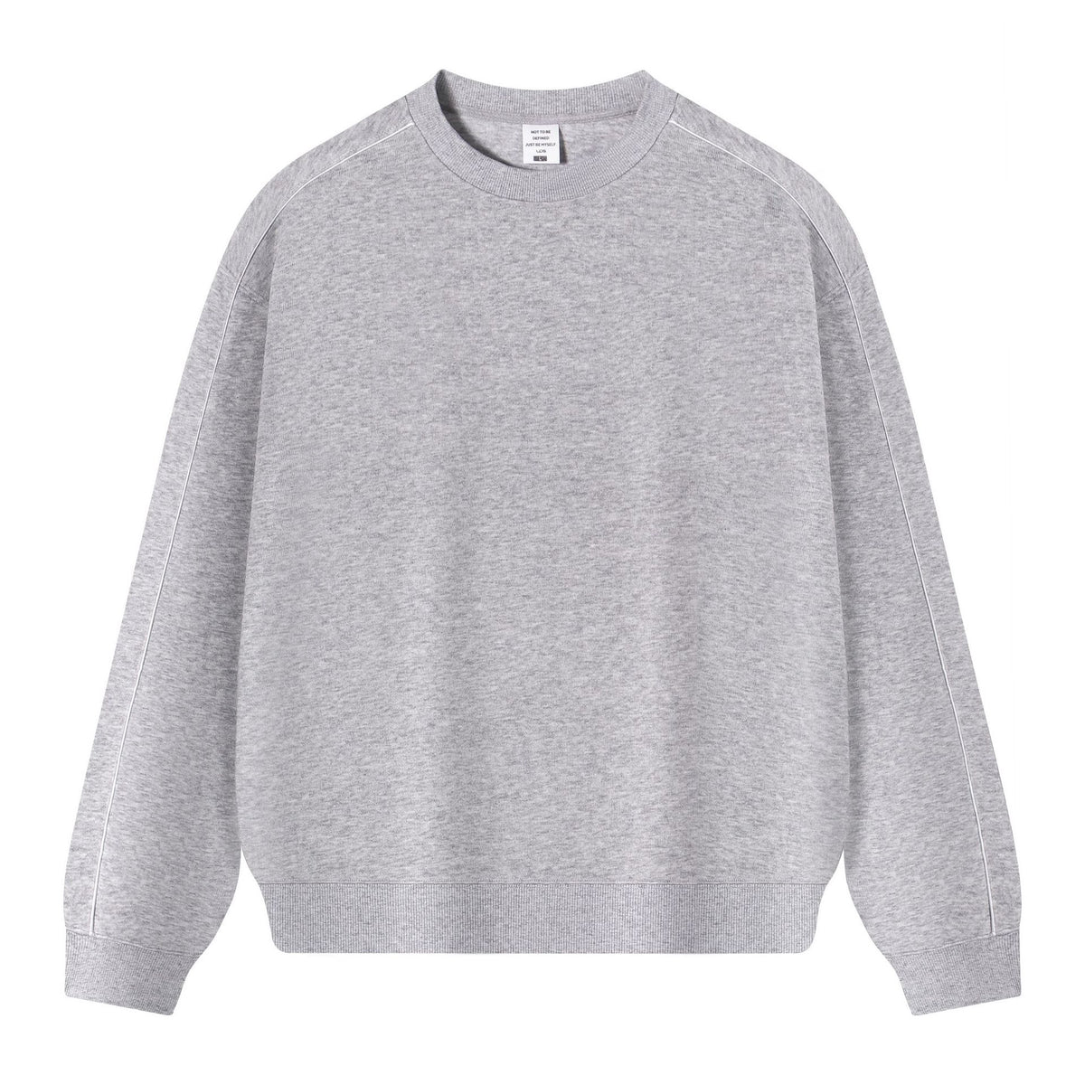 Color-Block Crewneck Hoodie