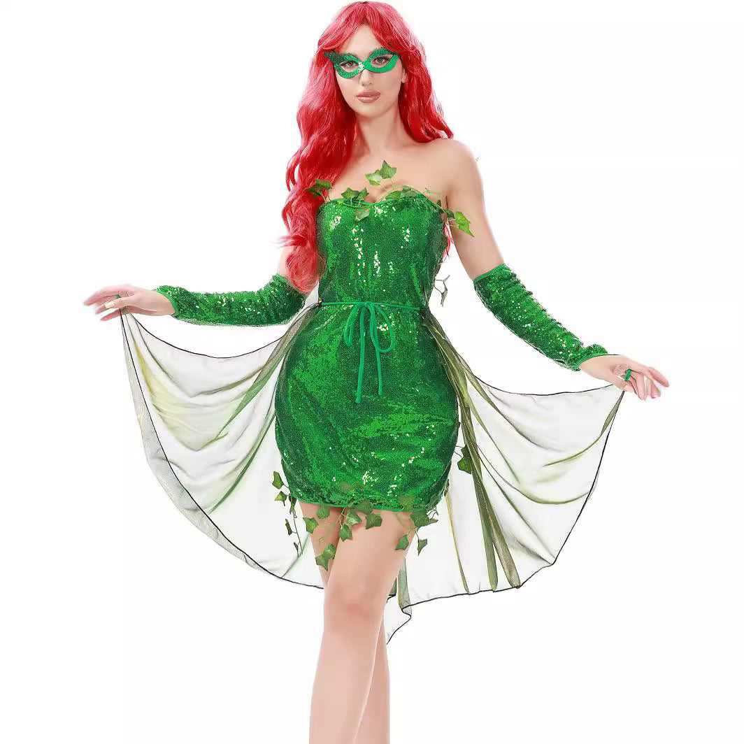 Green Sequin Fairy Costume