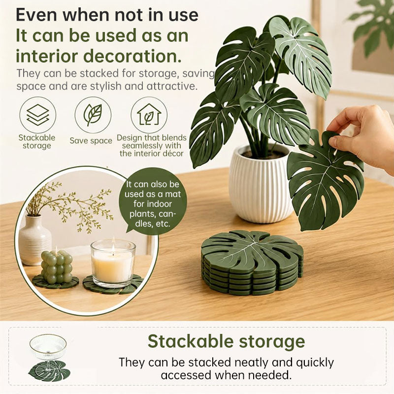 Monstera Leaf 3D Coasters