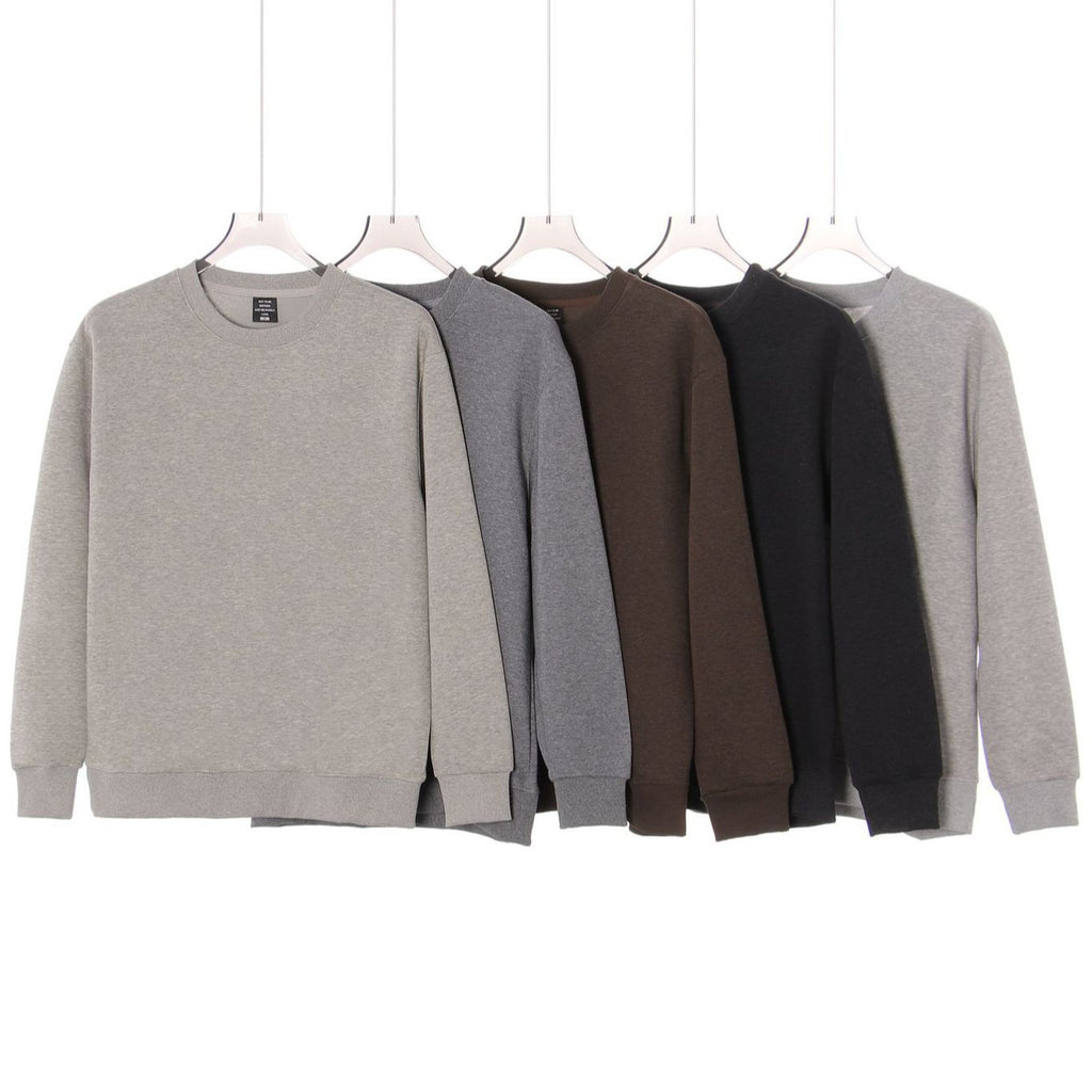 Loose Crewneck Long-Sleeve Sweatshirt