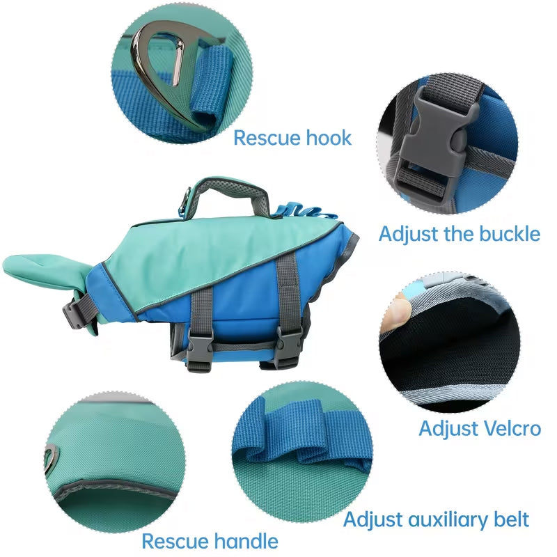 Adjustable Reflective Dog Life Vest