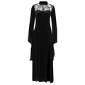 Lace Split Witch Maxi Dress
