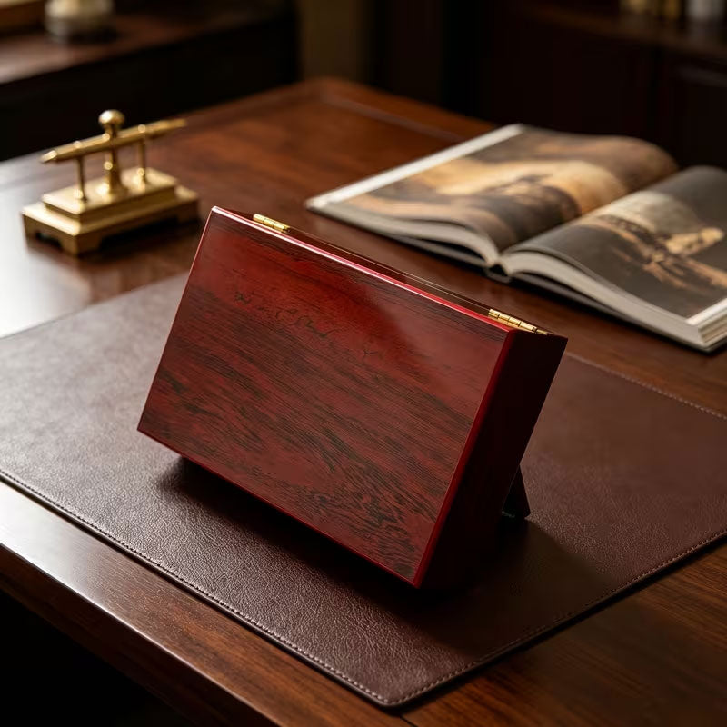 Locking Wooden Jewelry Box