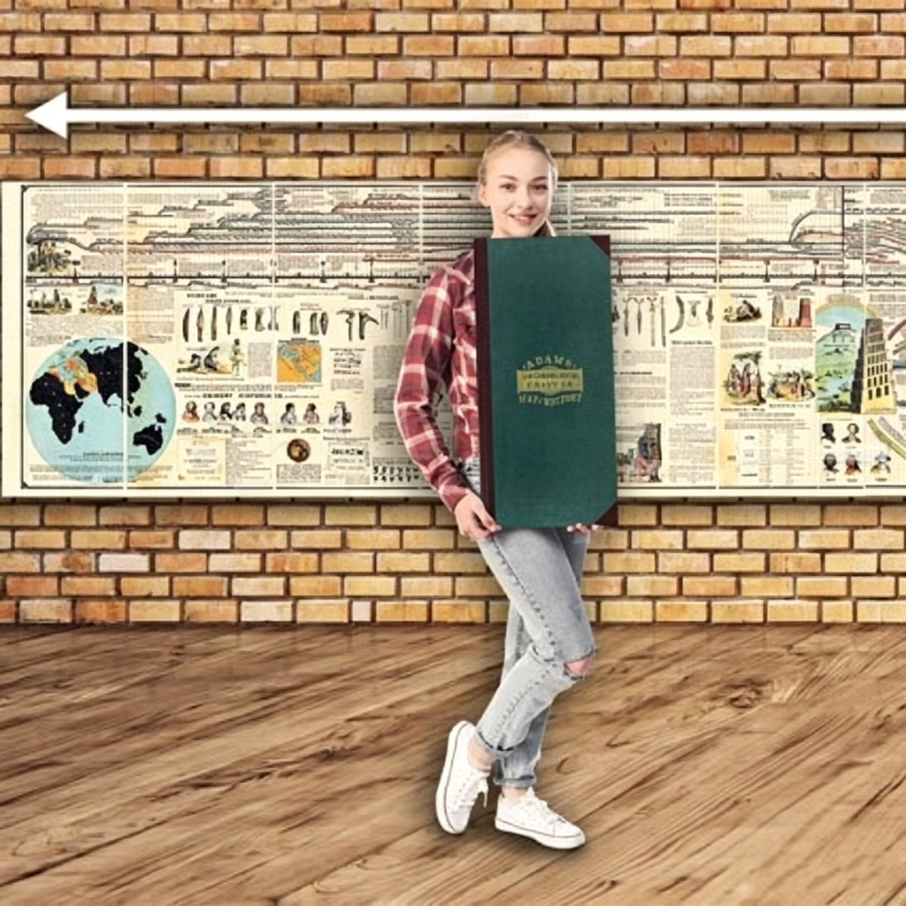 Adams Timeline Historical Geography Book