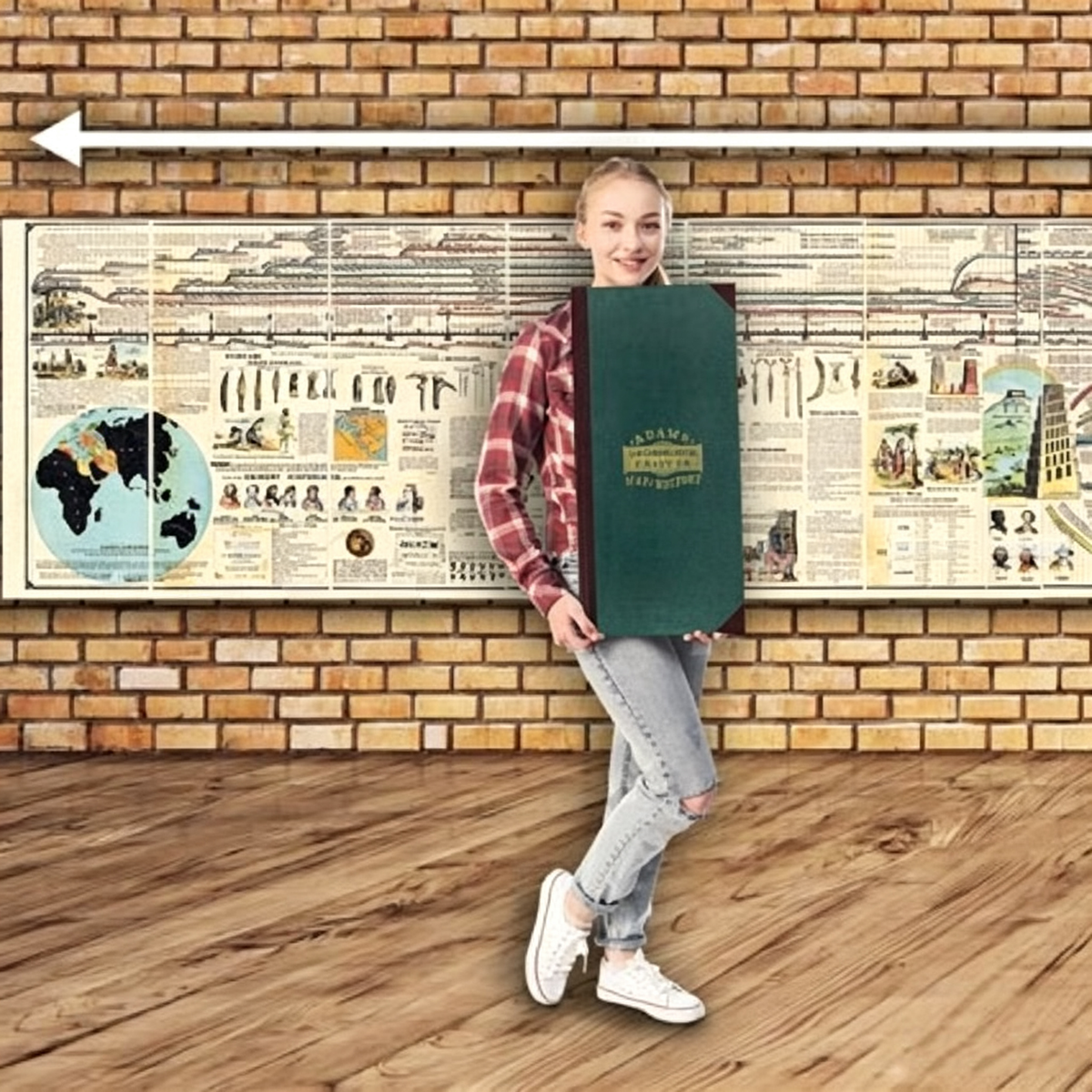 Adams Timeline Historical Geography Book
