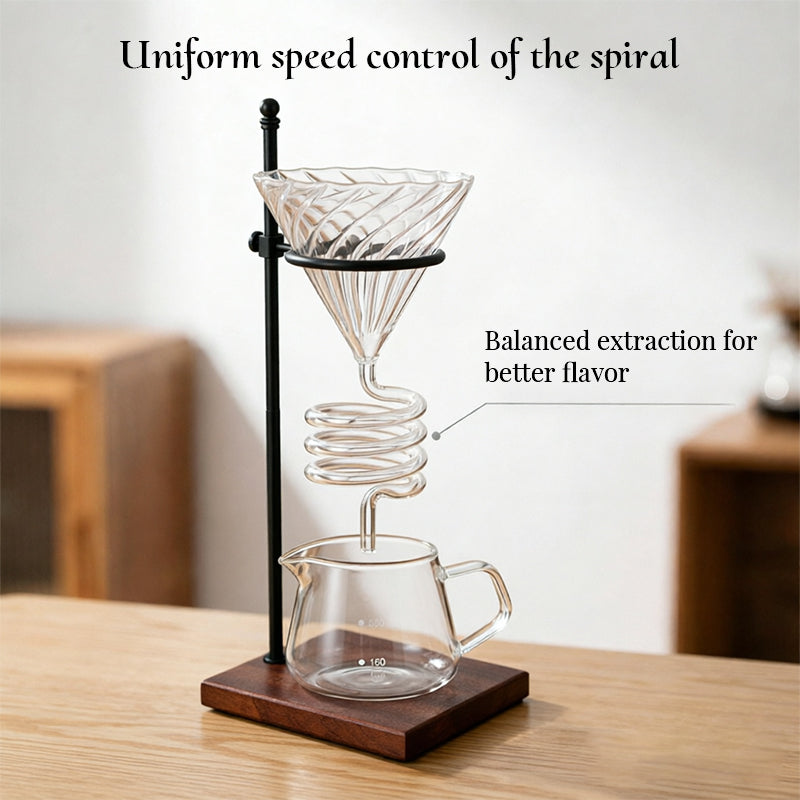 Spiral Cooling Pour-Over Coffee Dripper Stand