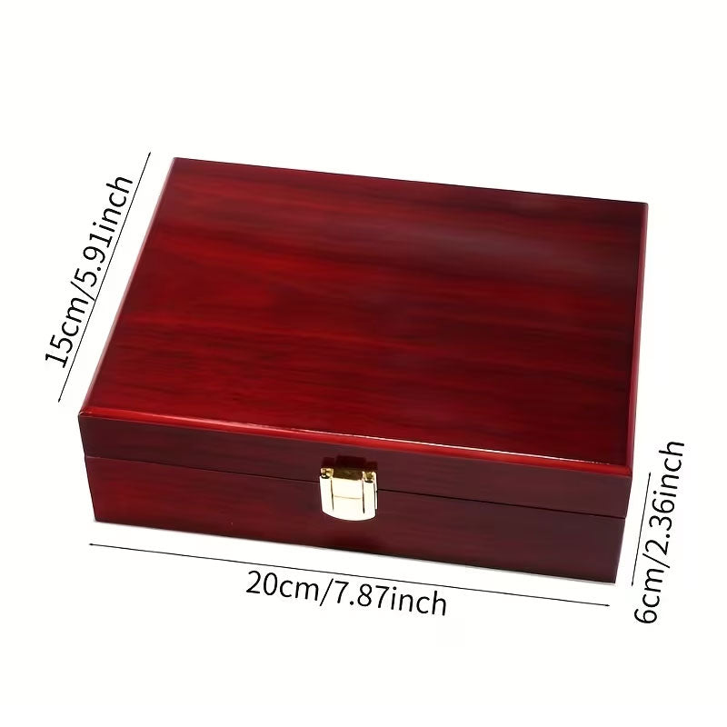 Locking Wooden Jewelry Box