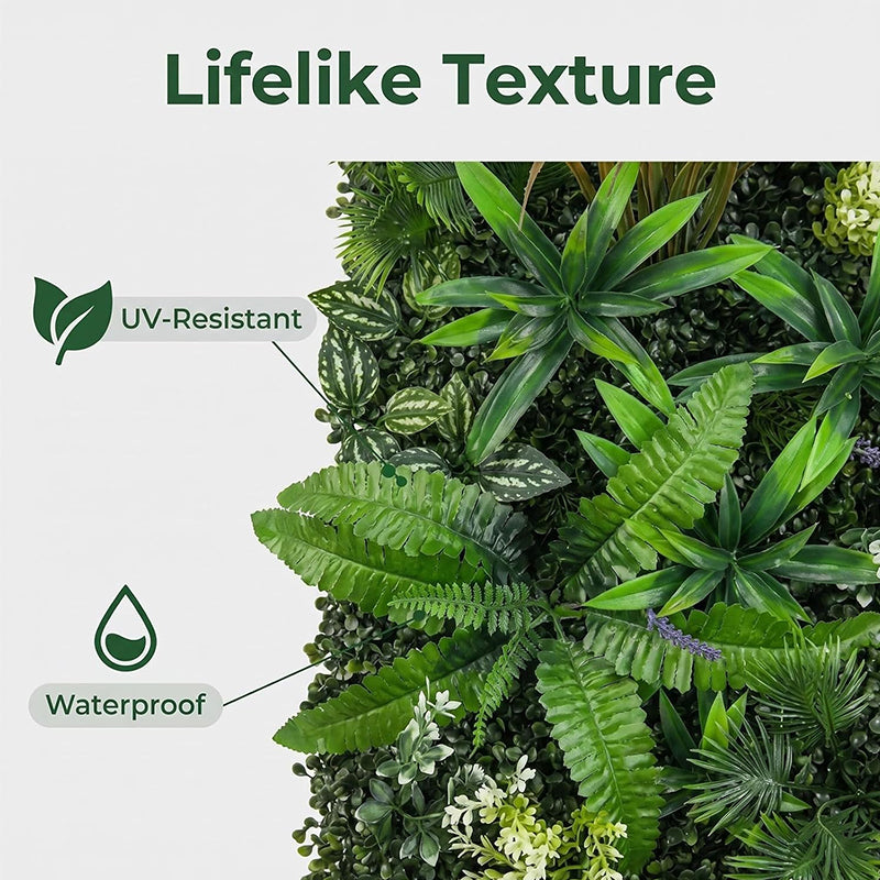 40 × 120 cm Artificial Green Wall Panel