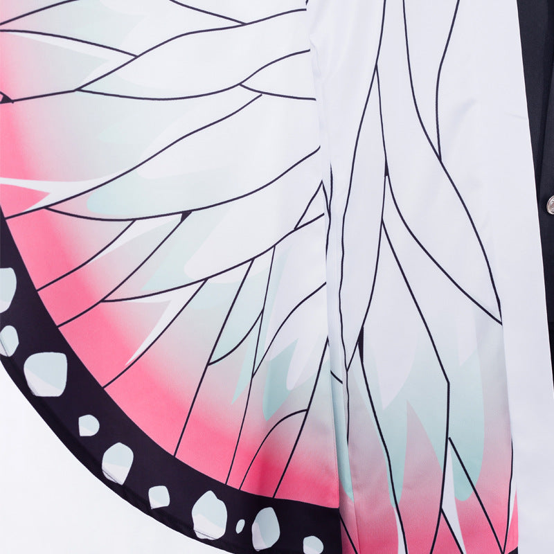 Sword of Ghost cos adult children butterfly endure cos full set of feather weave ghost killing team uniform moth eaten cosplay outfit