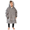 huggle hoodie children's lazy pullover grab fleecy, hooded TV blanket outdoor winter warm cotton-padded jacket