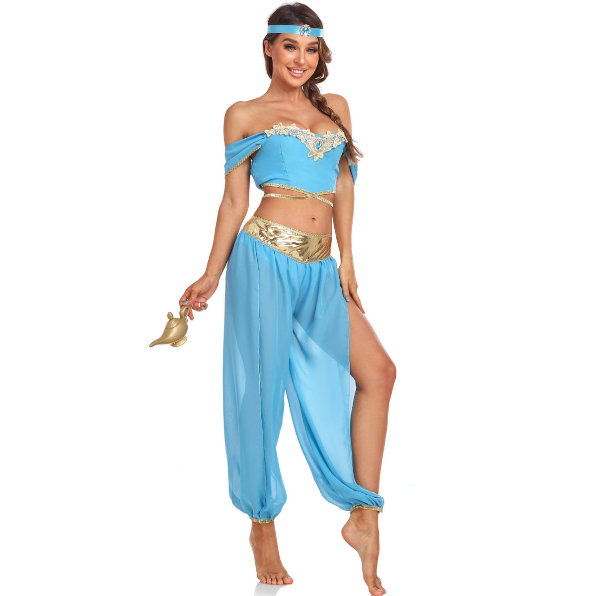 Jasmine Princess Cosplay Dress