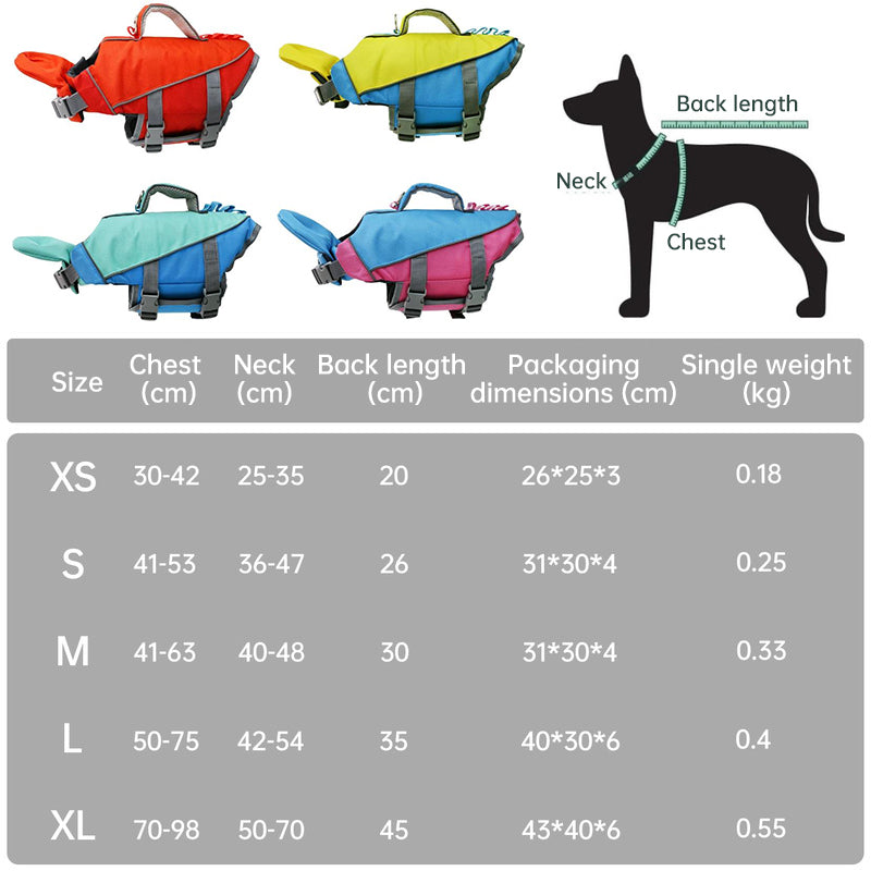 Adjustable Reflective Dog Life Vest