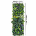 40 × 120 cm Artificial Green Wall Panel