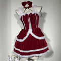 Red Velvet Bunny Costume Dress