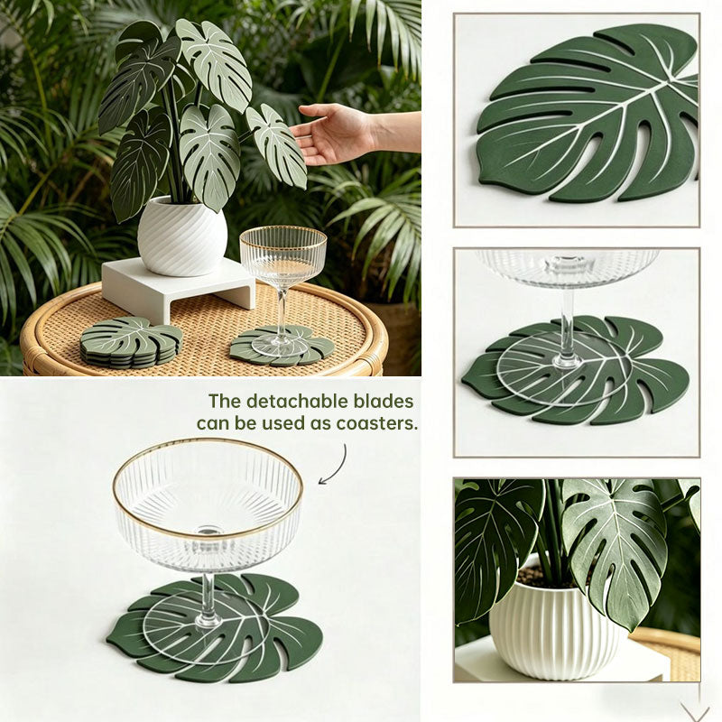 Monstera Leaf 3D Coasters
