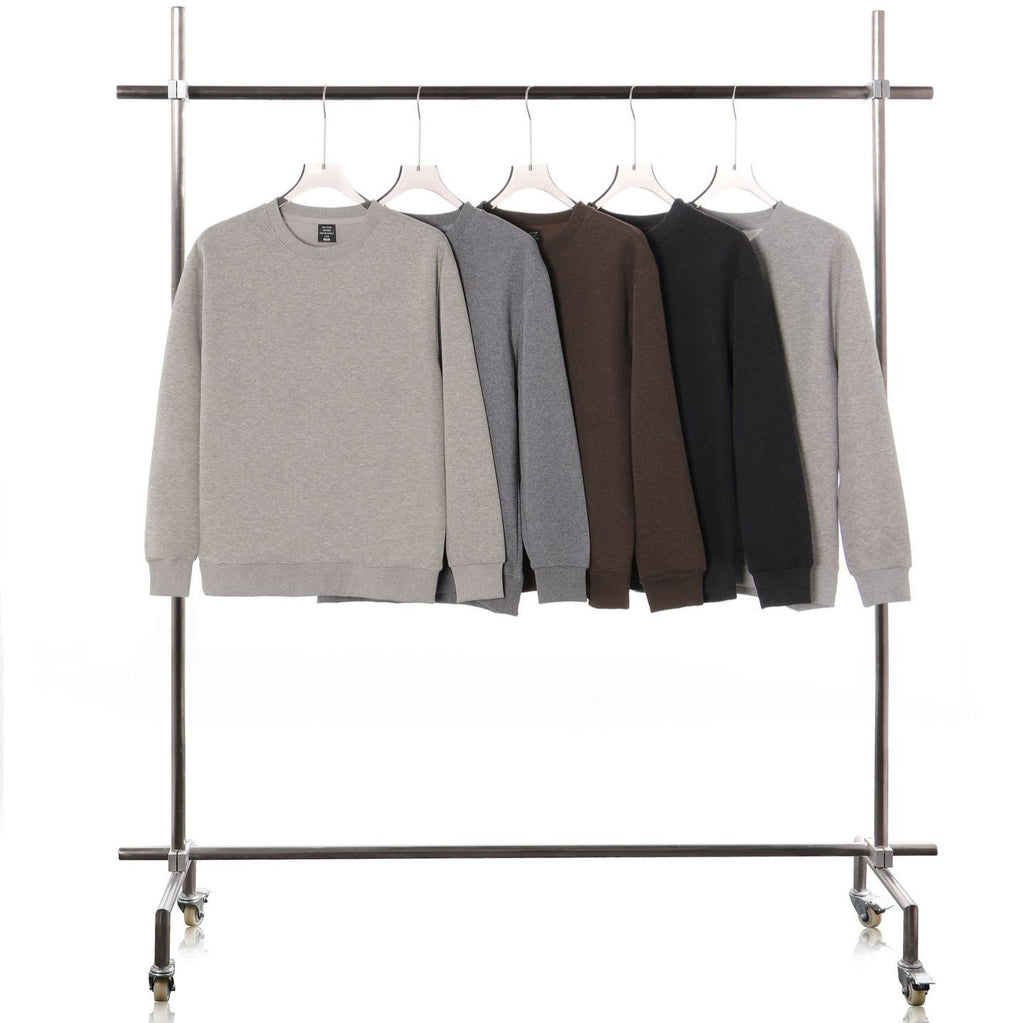 Loose Crewneck Long-Sleeve Sweatshirt
