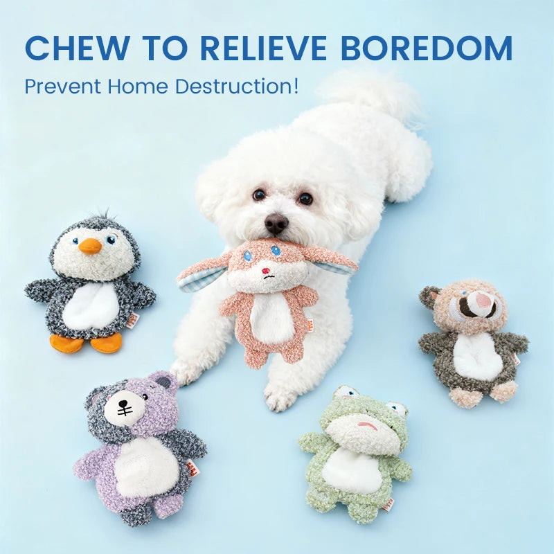 Small Animal Plush Squeaky Dog Toy