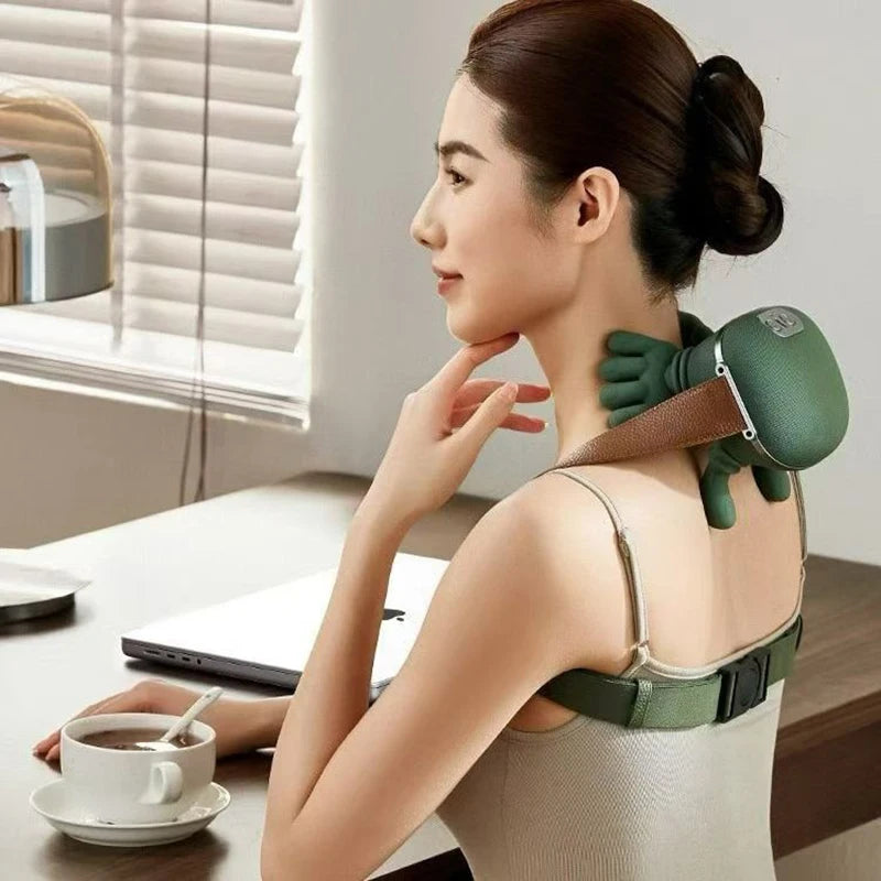 USB-Rechargeable 6D Neck & Shoulder Massager