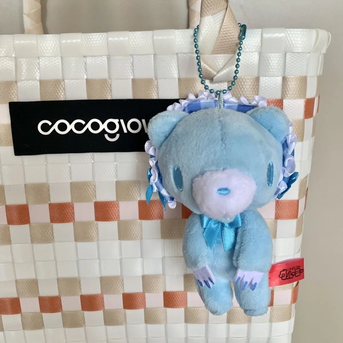 Gothic Bloody Bear Plush Bag Charm Keychain