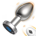 Remote-Control Metal Vibrating Anal Plug