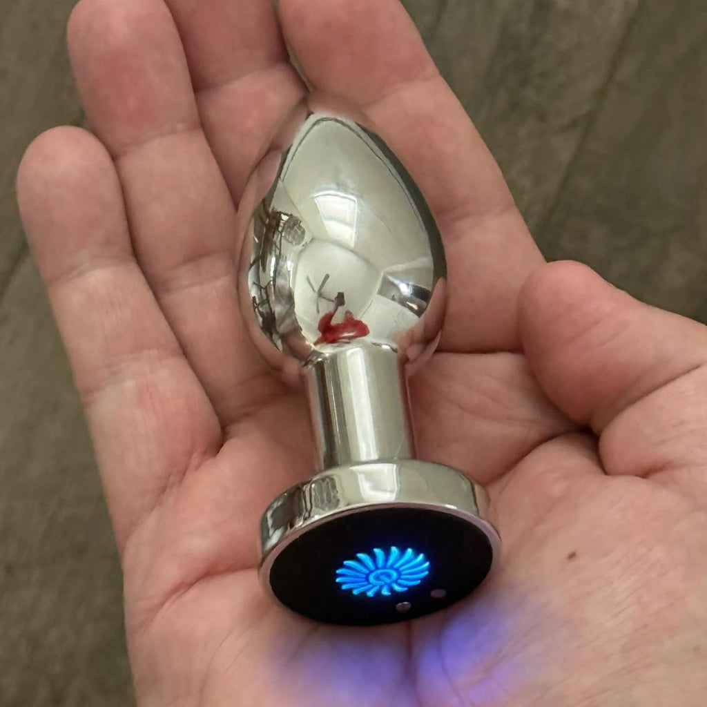 Remote-Control Metal Vibrating Anal Plug