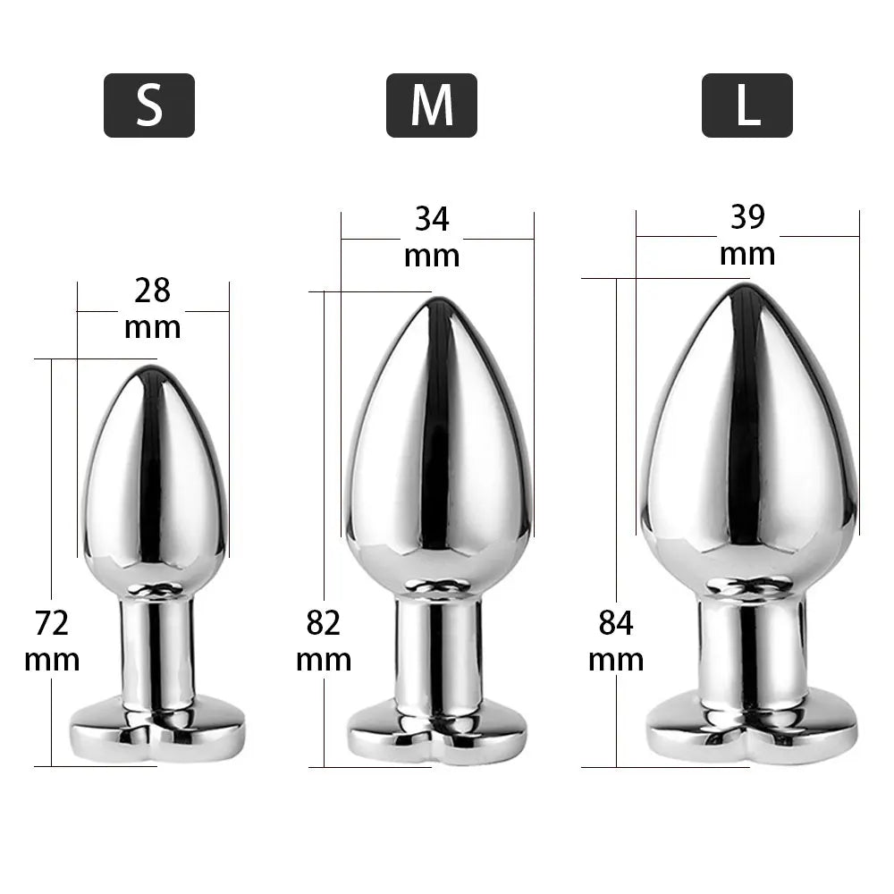 App-Controlled Backlit Vibrating Anal Plug