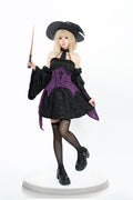 Black & Purple Strapless Witch Dress