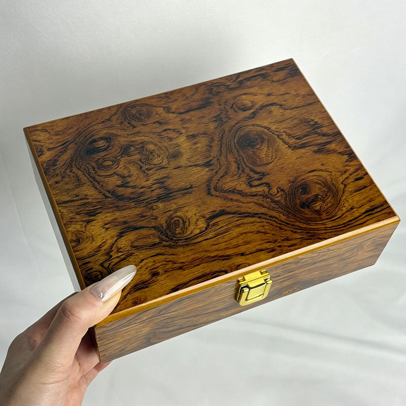 Locking Wooden Jewelry Box