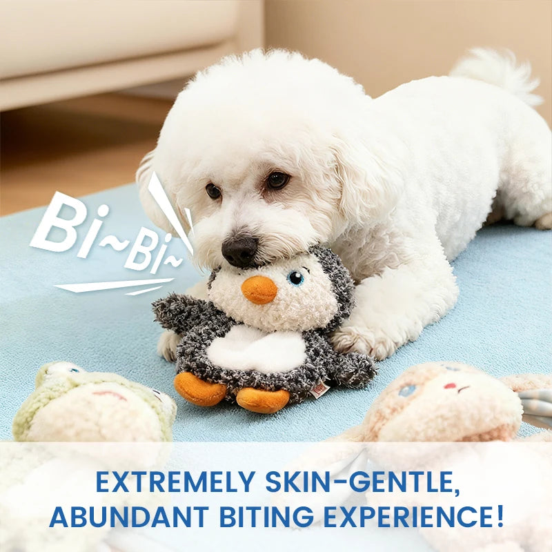 Small Animal Plush Squeaky Dog Toy