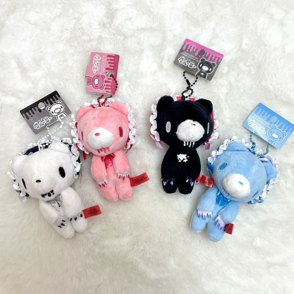 Gothic Bloody Bear Plush Bag Charm Keychain