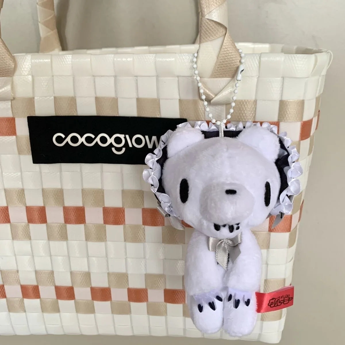 Gothic Bloody Bear Plush Bag Charm Keychain