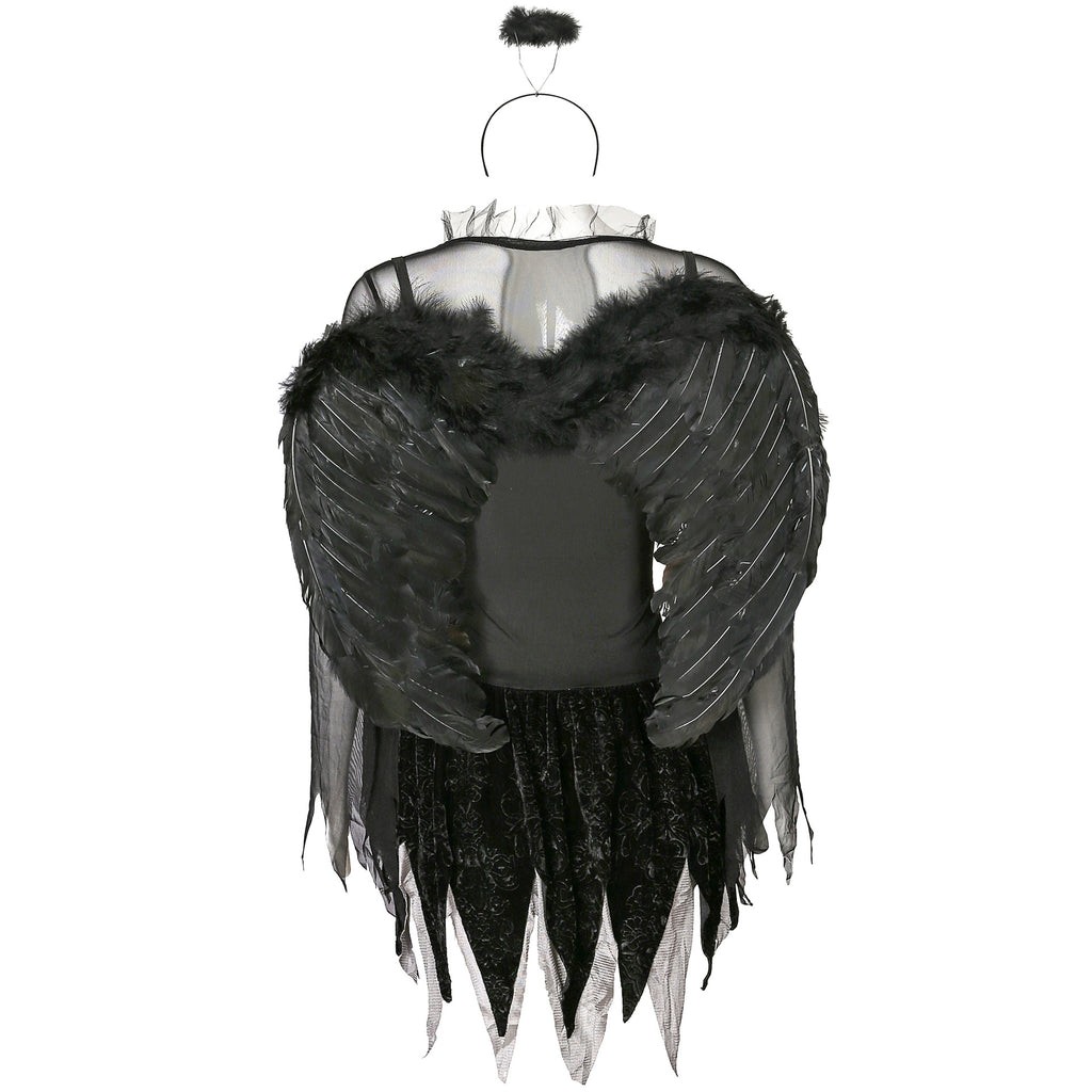 Zombie Black Angel Costume