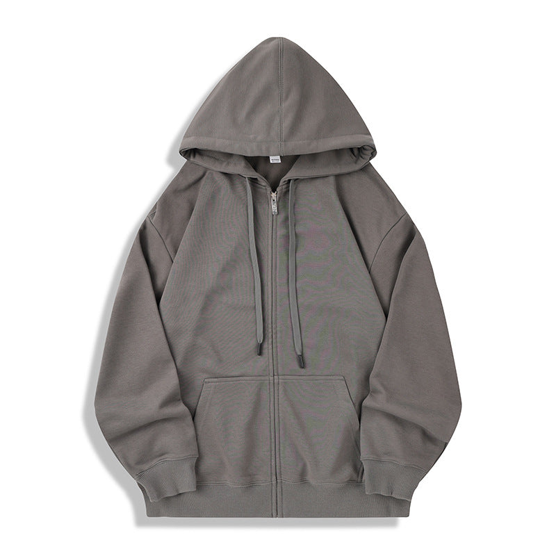 Zip-Up Long-Sleeve Hoodie