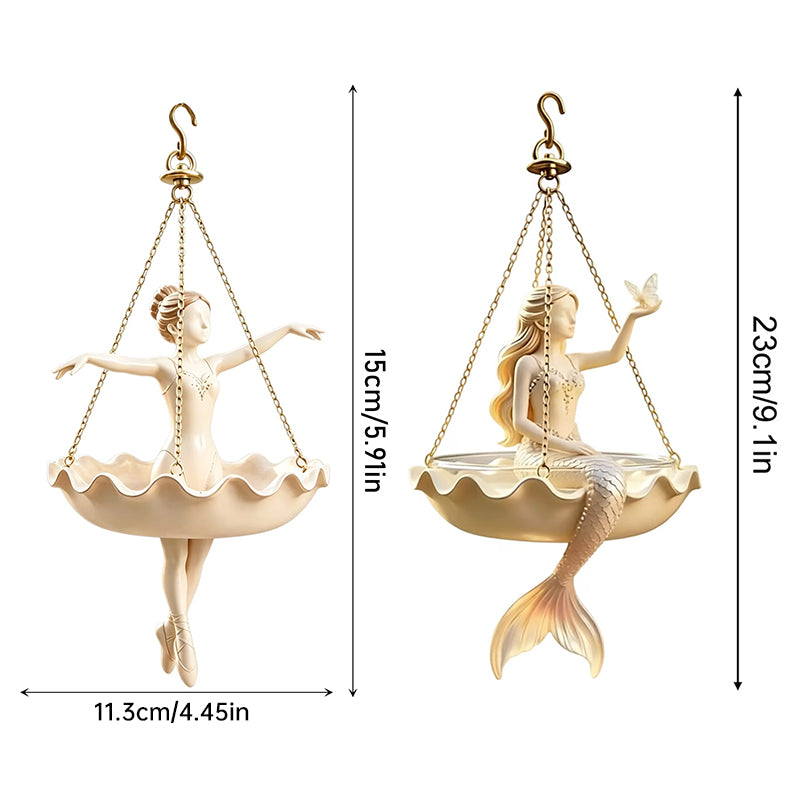 Ballerina Resin Hanging Planter