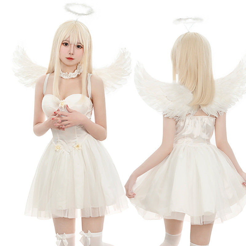 White Ghost Bride Costume
