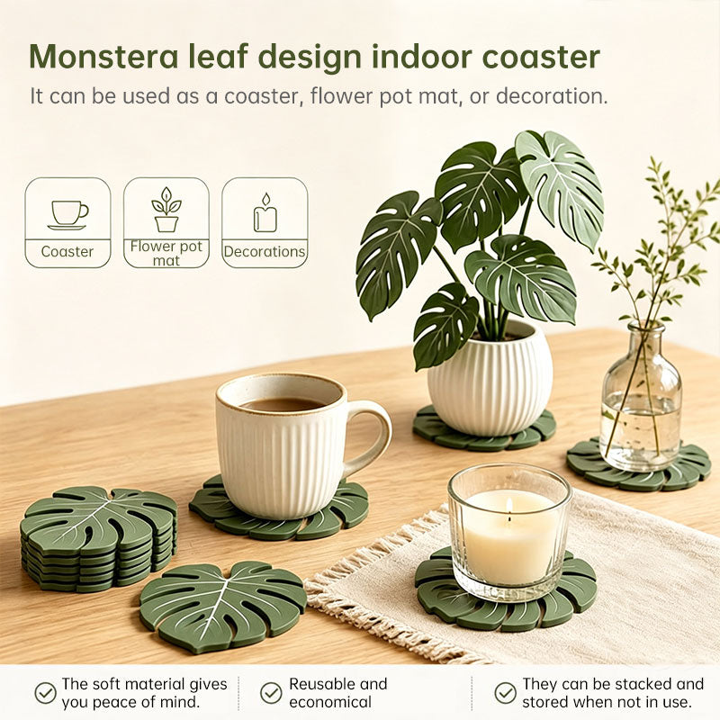 Monstera Leaf 3D Coasters