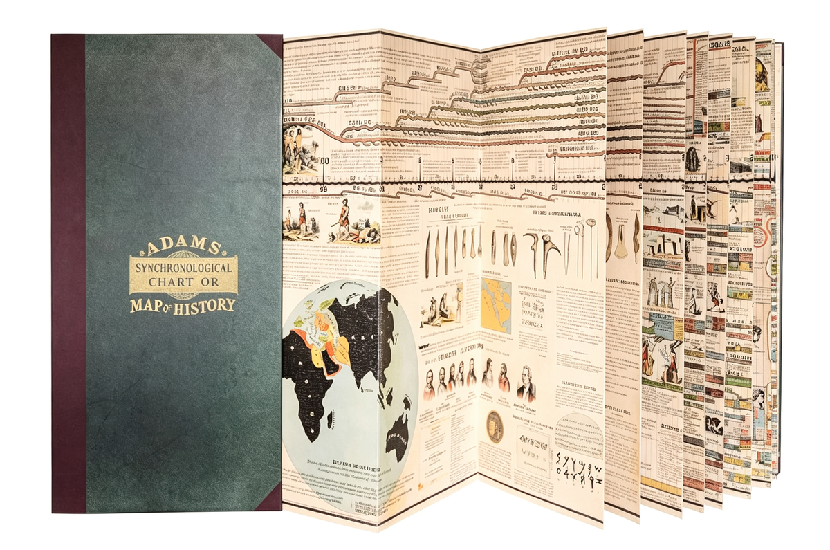 Adams Timeline Historical Geography Book
