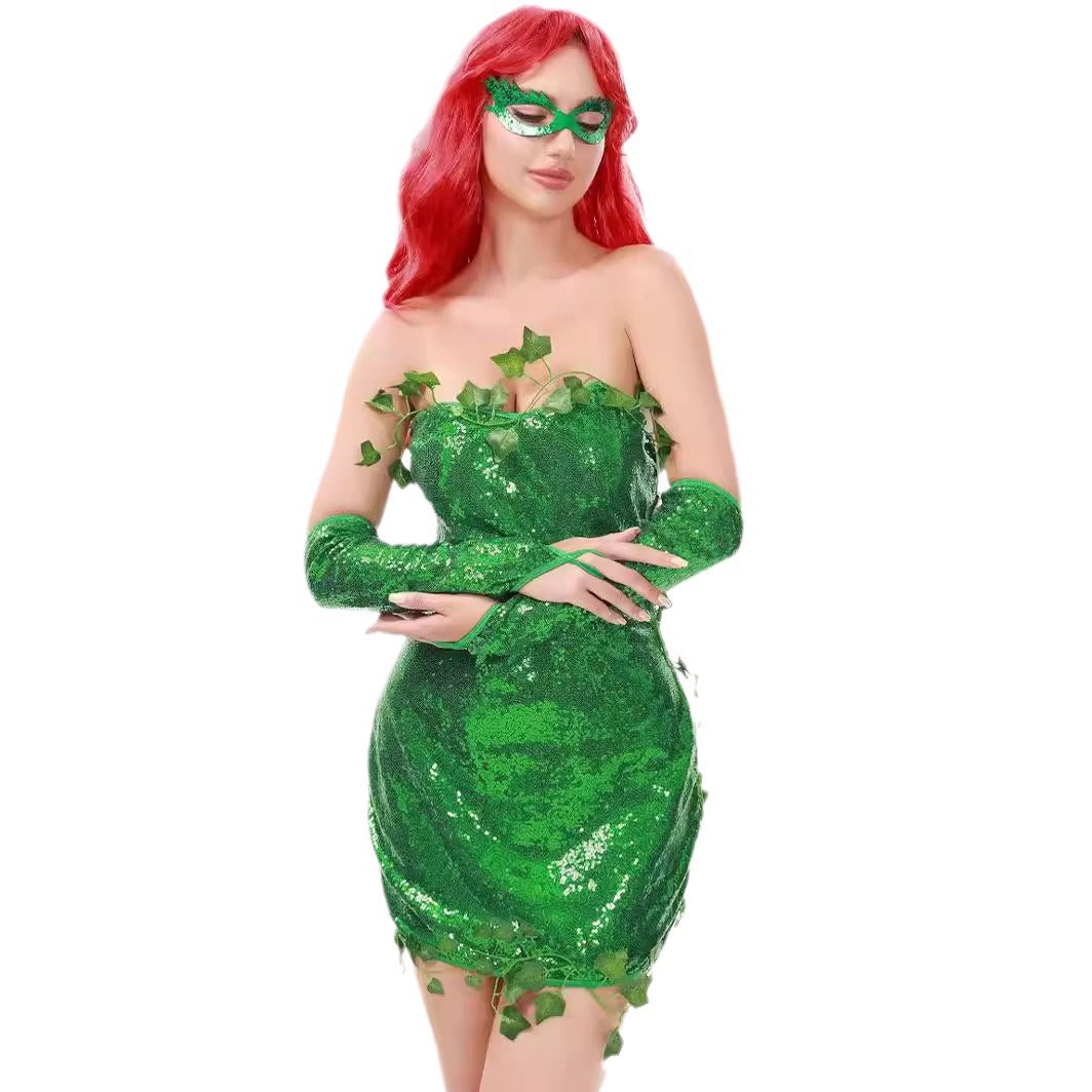 Green Sequin Fairy Costume